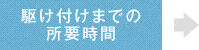 駆け付けまでの所要時間